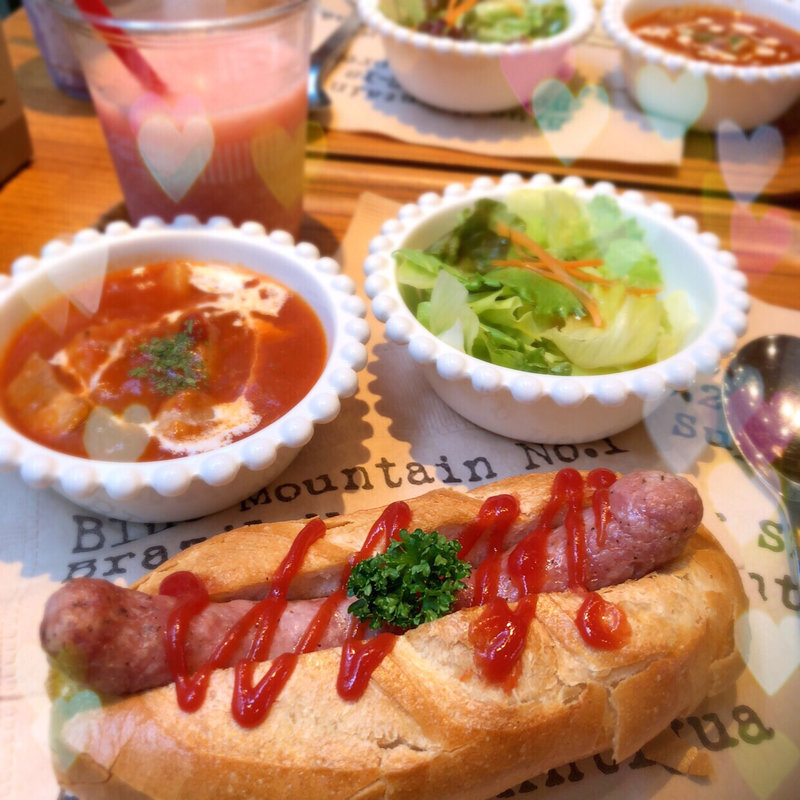 サザ風ホットドッグ(サザコーヒー茨城大学ライブラリーカフェ)