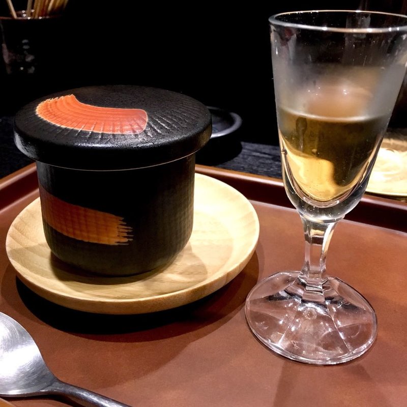 自家製地卵の自然プリン(焼き鳥 松元 西中洲本店)