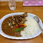 舞茸と夏野菜のキーマカレー