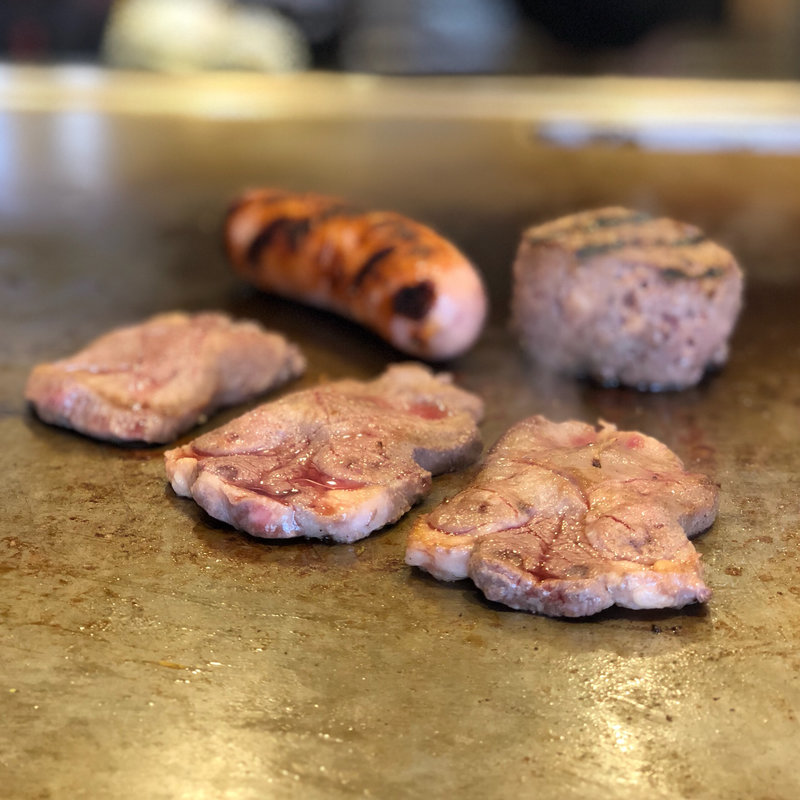 牛タンステーキコンボ(ステーキハウス インディアンズ 東片端店)