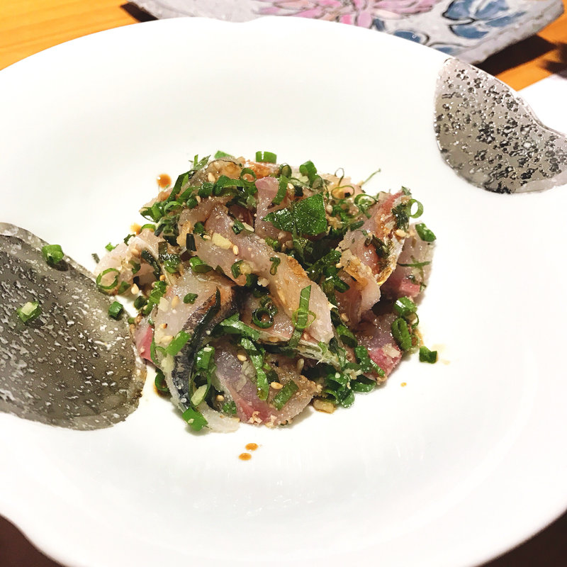 鯵のたたき(たけつら 四季素材 )