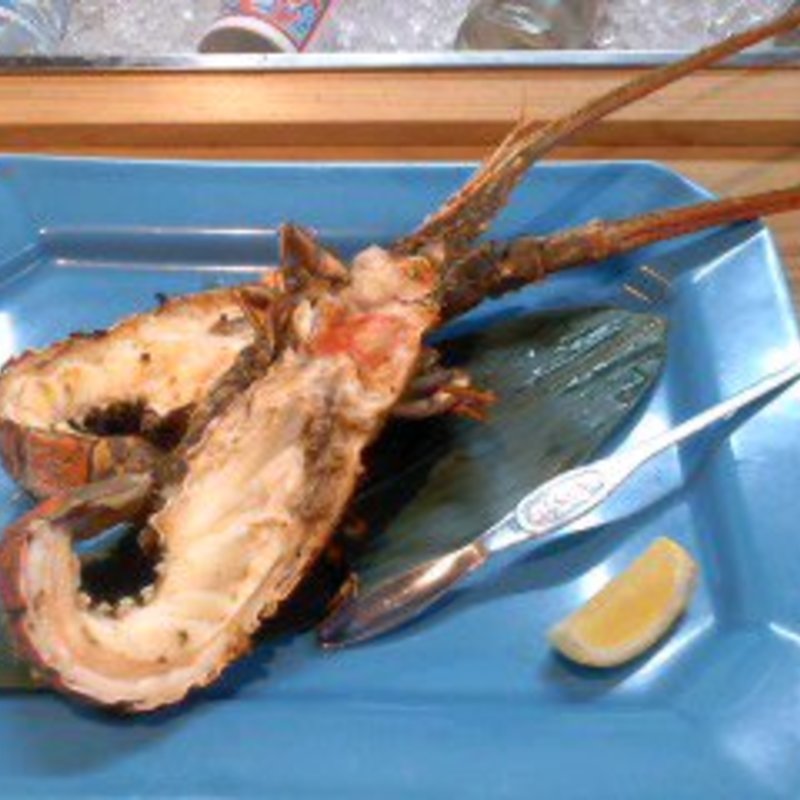 ヌマエビの塩焼き(はち舎)