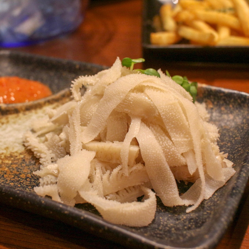 白センマイ刺し(串もん 末吉や)