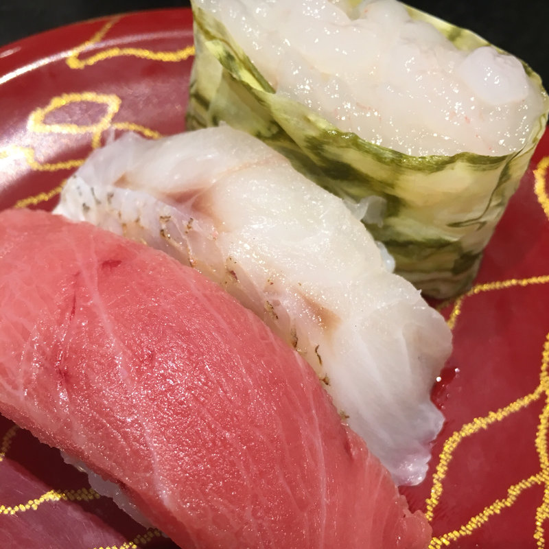 ぜいたく三種盛り(廻る富山湾 すし玉 富山駅店 )