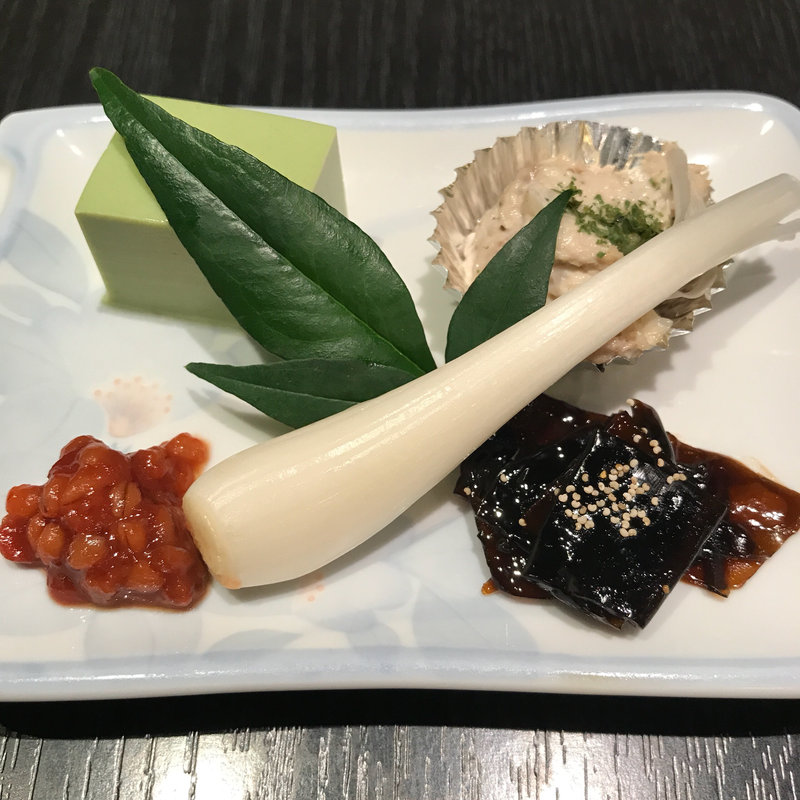 付き出し(味の上田 魚河岸料理)