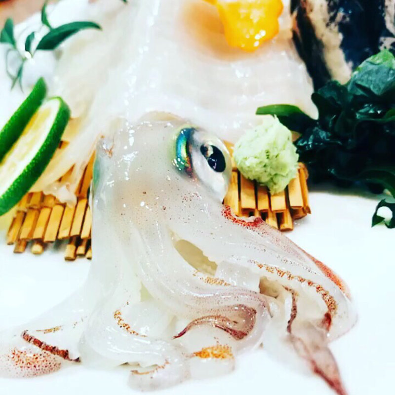 ヤリイカ活き造り(銀次郎 )