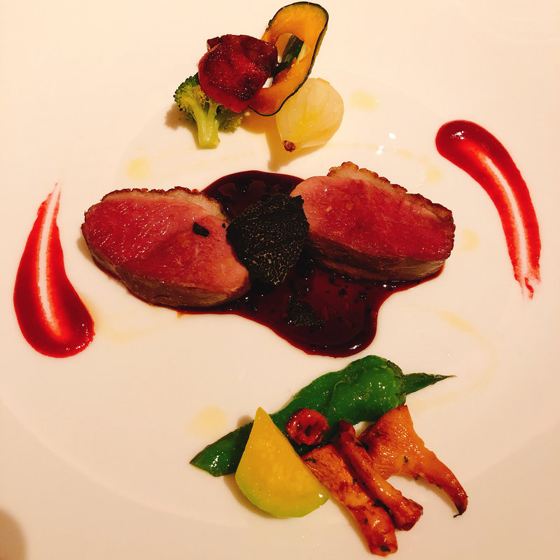 鴨肉のロースト(リストランテASO)