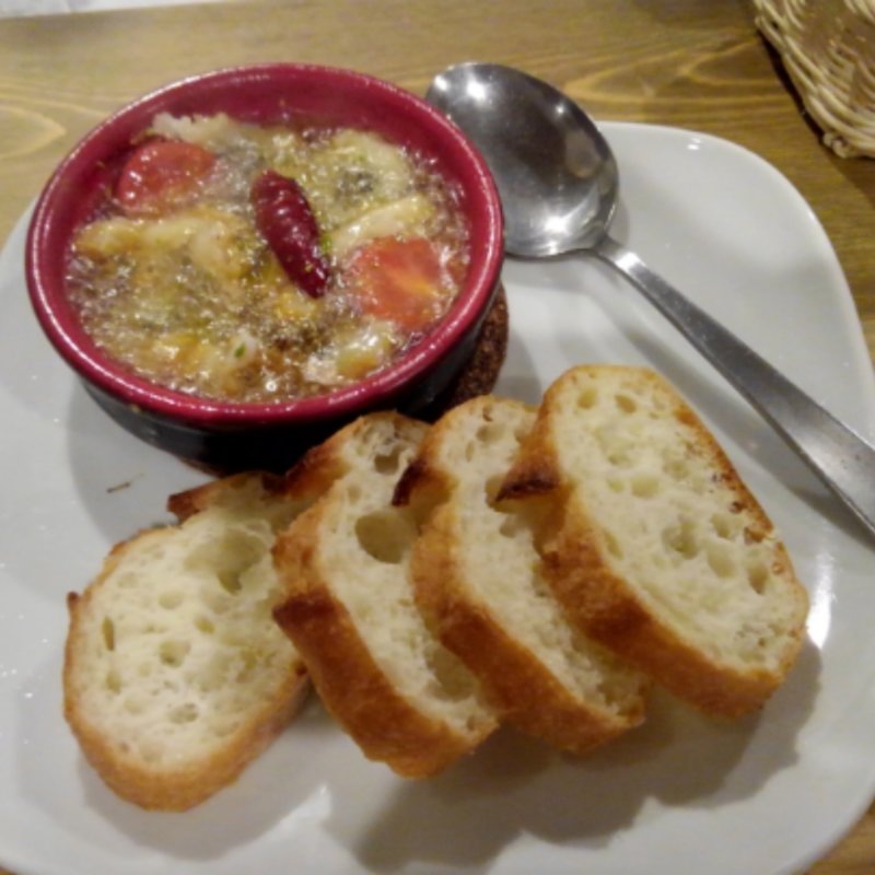 ハモのアヒージョ(さかづき Brewing （さかづき ブルーイング）)