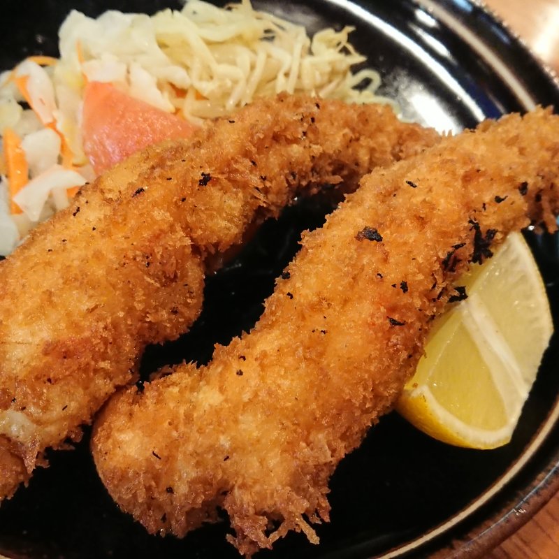 特大エビフライ(末廣軒)