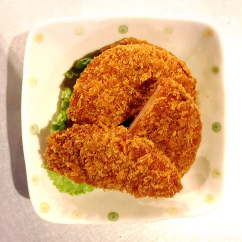 厚切りハムカツ(二代目 恵比寿ビヤホール)