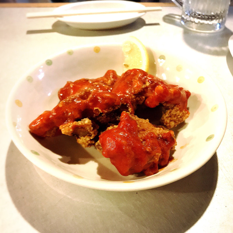 こだわり「唐揚げ」(二代目 恵比寿ビヤホール)