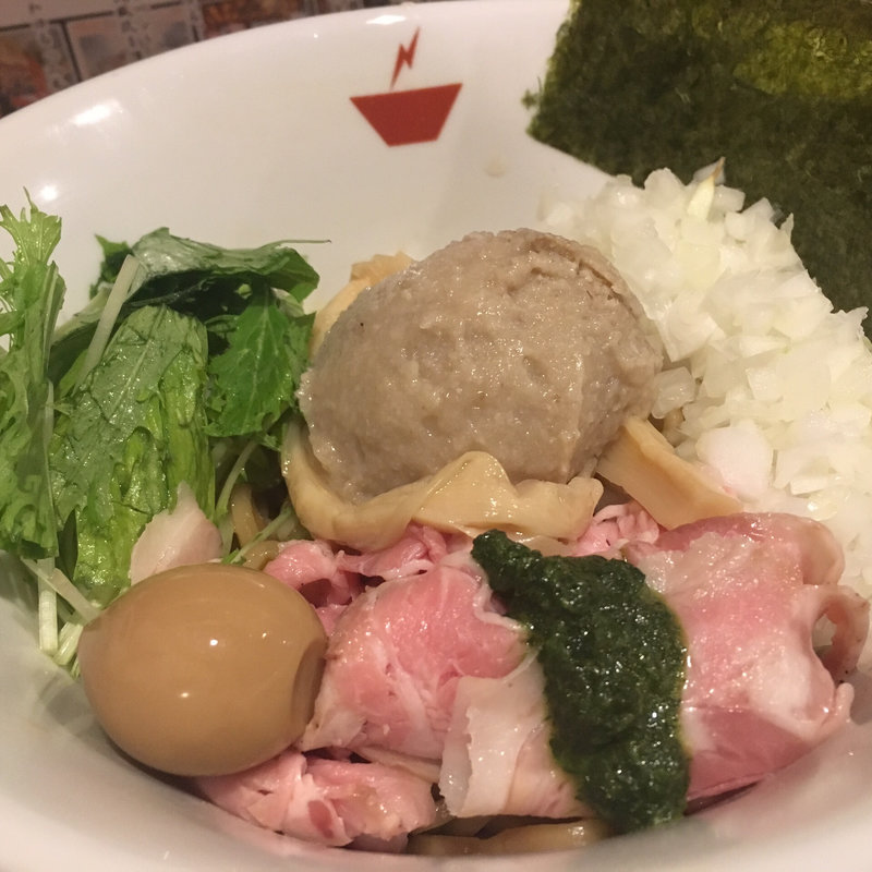 蟹油そば＋雑炊セット(Crub台風。)