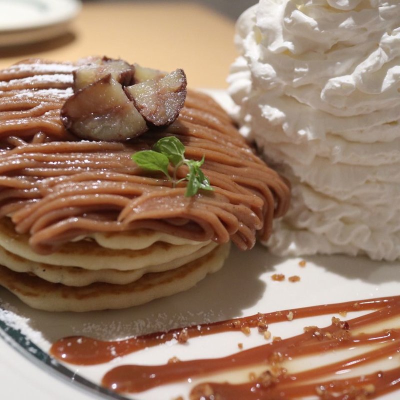 モンブランパンケーキ(Eggs 'n Things 京都四条店)