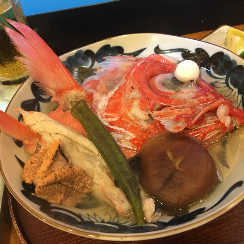 金目の骨蒸し(居酒屋ダイニングEBISU)