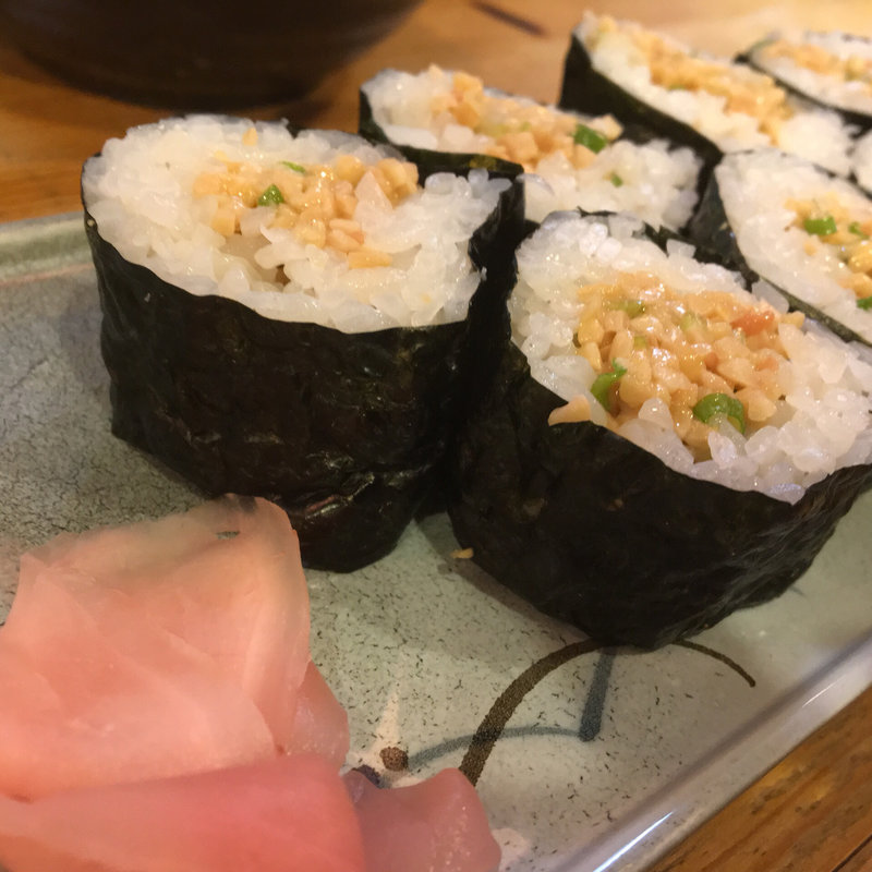 納豆巻(居酒屋ダイニングEBISU)