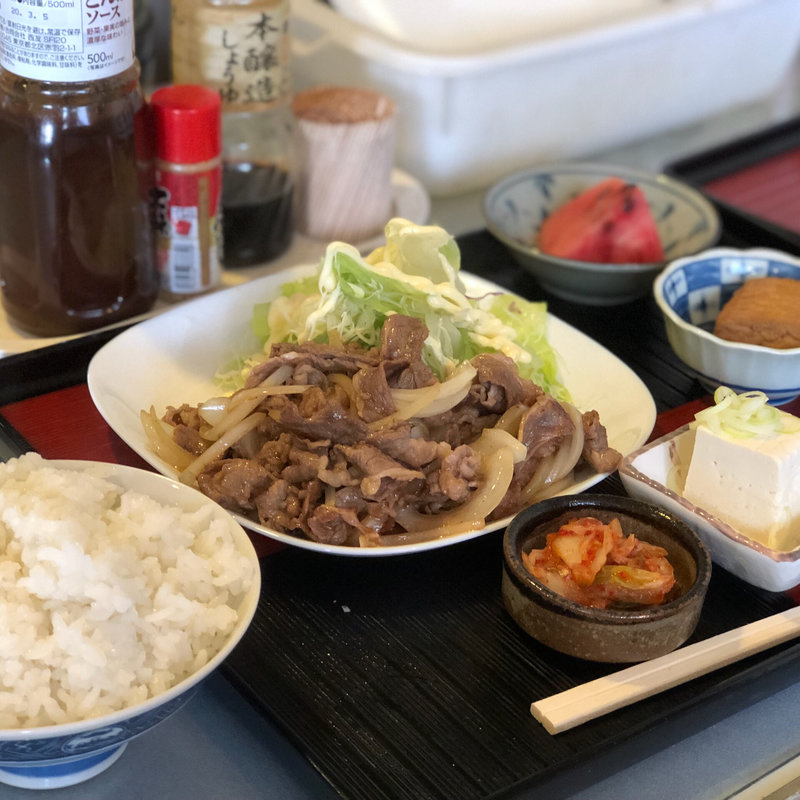 牛焼肉定食(きくの)