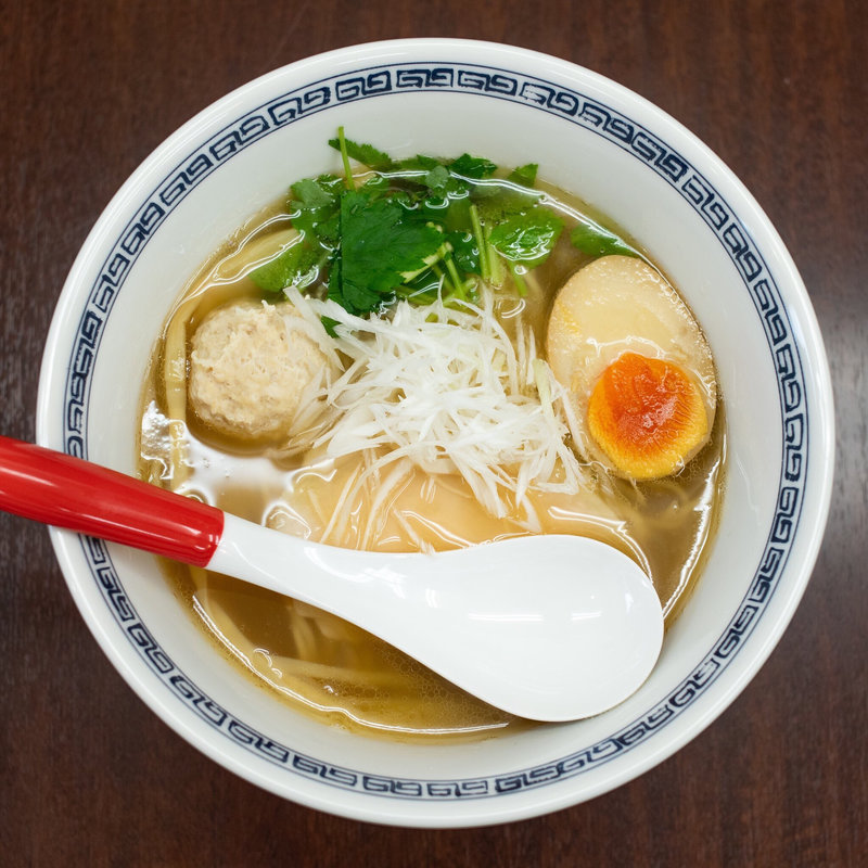 鯛煮干しと鶏清湯(麺や 睡蓮)