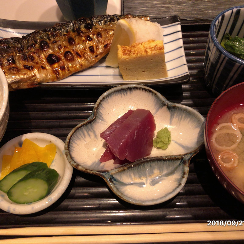 トロ鯖定食(和食とお酒 きいろ 青山店)