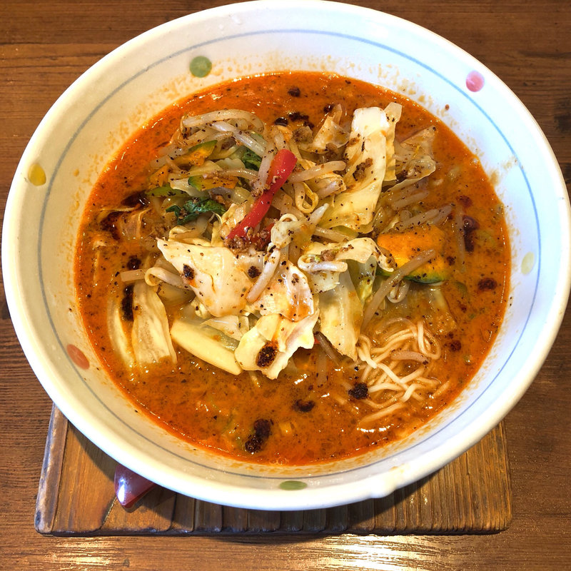温野菜担々麺(担々麺 錦城 春日井店)
