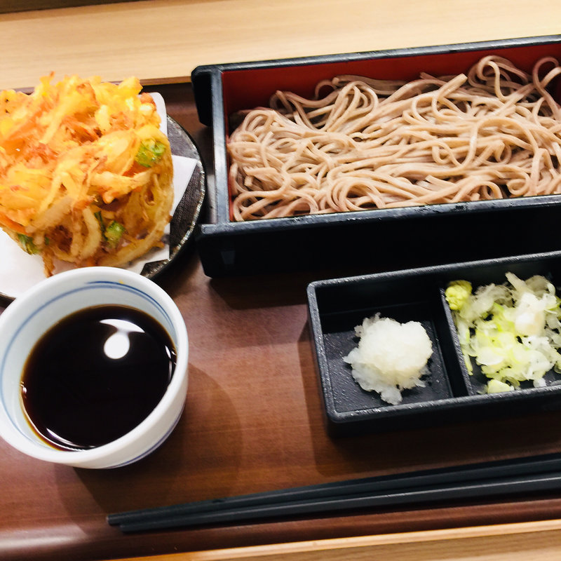 かき揚げせいろ(二八蕎麦 そばじ 錦糸町テルミナ2店)