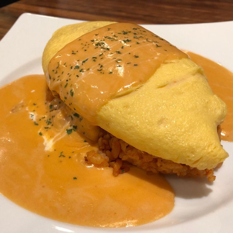 トマトフォンデュソースオムライス(ビストロバル 羊の家 あべの店)