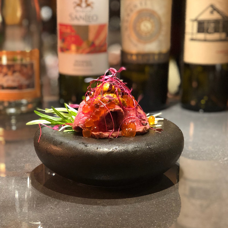 雲丹サーロイン(MEAT DESIGN THE ELEGANCE 栄)