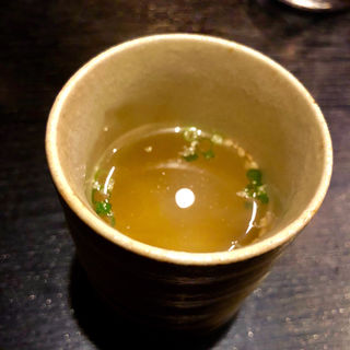 鶏スープ(焼き鳥 松元 西中洲本店)