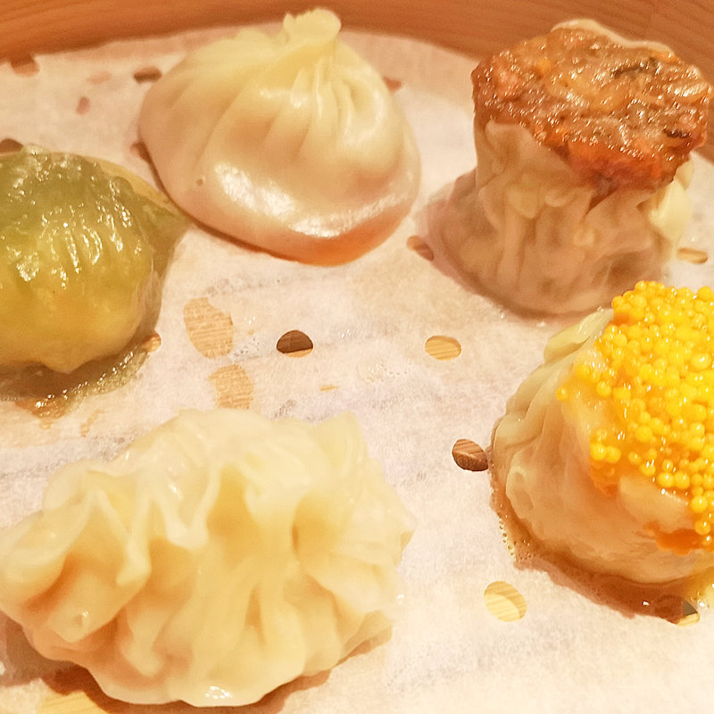 點心五種盛り(點心飲茶夜市 麻布楼)