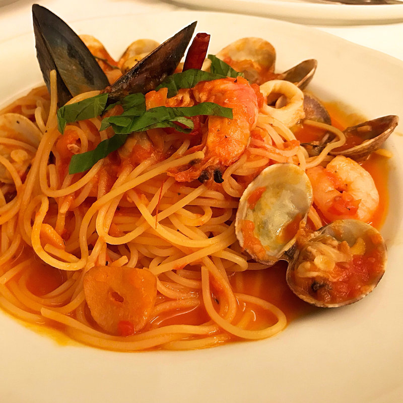 ペスカトーレ（海の幸のトマトソーススパゲティ）(ゾーナ イタリア 徳山店 （ZONA ITALIA）)