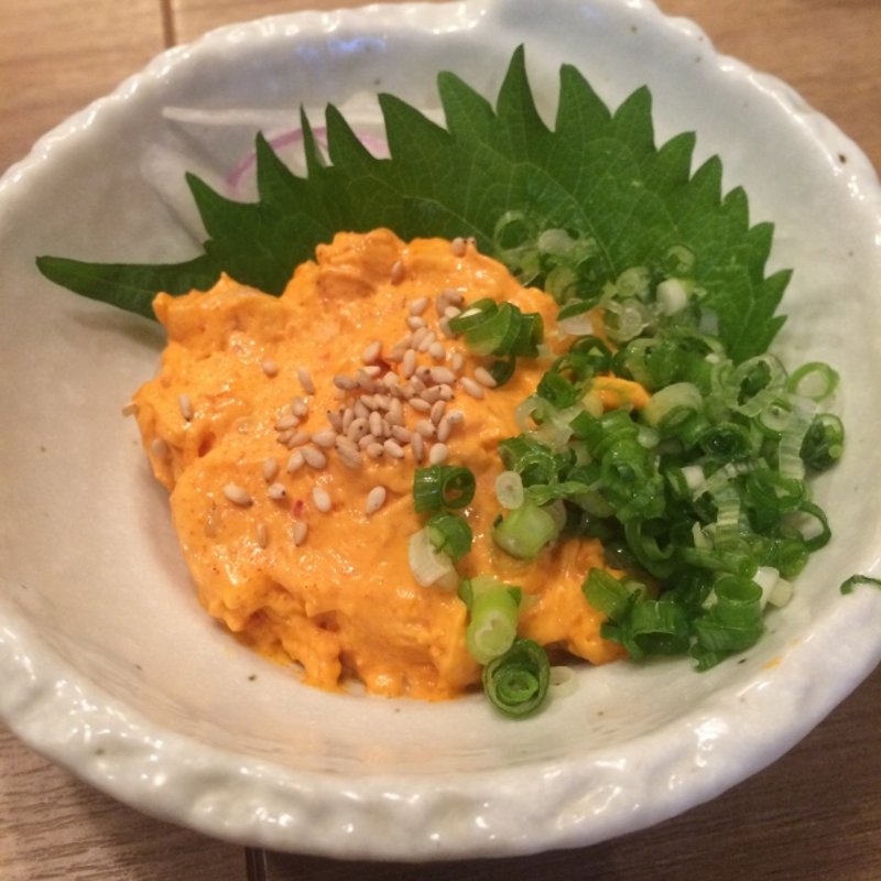 クリームチーズチャンジャ(炭火焼き 煙 難波店)