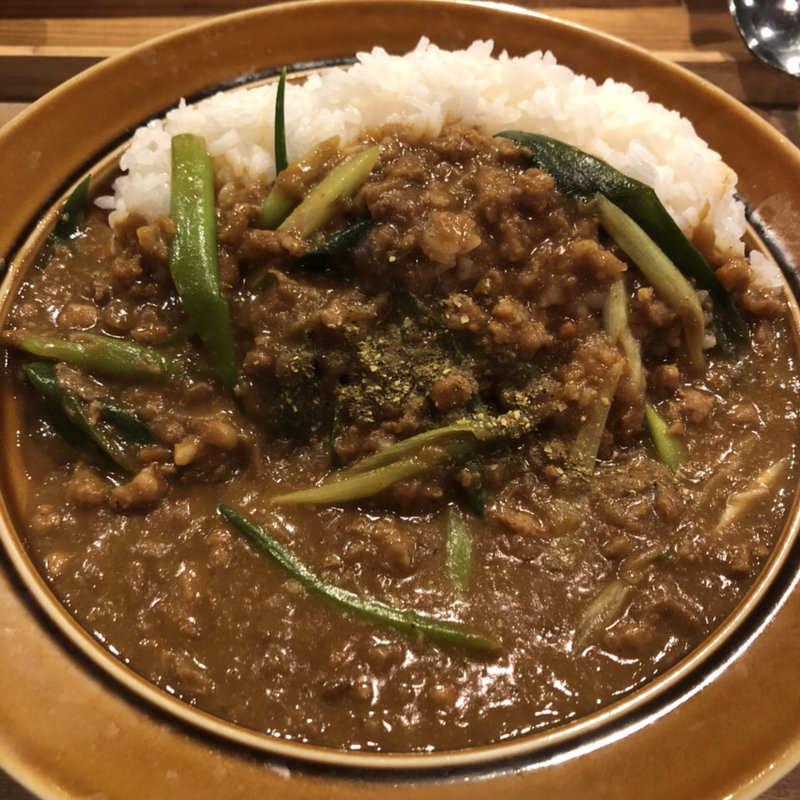 粗挽き豚と九条ねぎの出汁ポークカレー(隈本総合飲食店　MAO （マオ）)