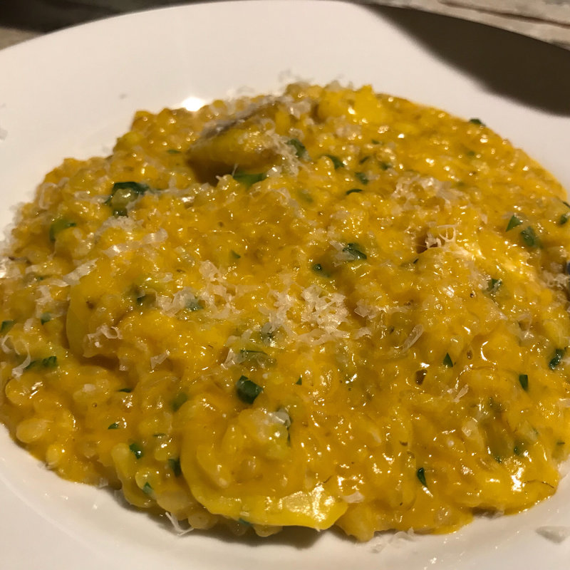 栗と南瓜のリゾット(コントルノ食堂 )