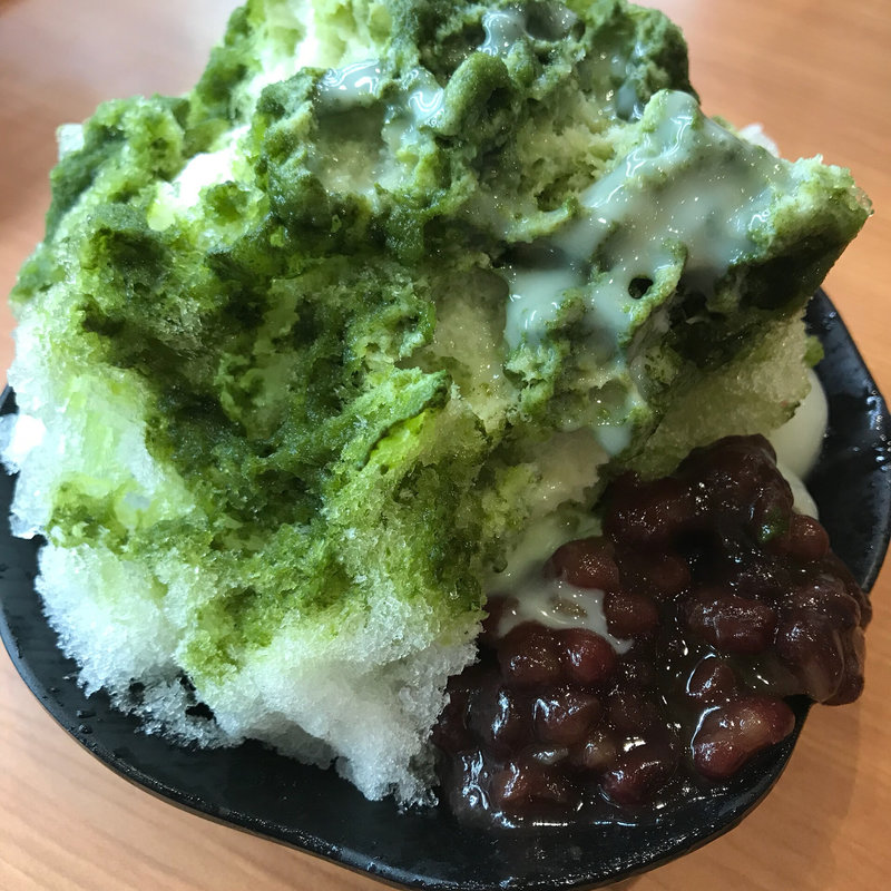 かき氷 宇治金時(無添 くら寿司 沖縄北谷店)