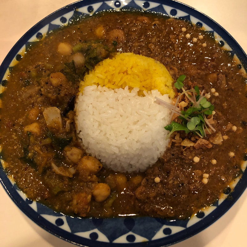 あいがけ・あいめしカレー(バビルの塔 )