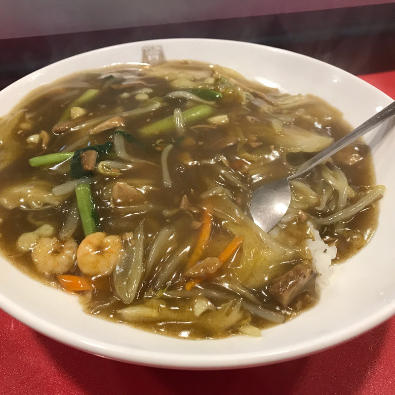 カレー丼(揚子江ラーメン 名門 )
