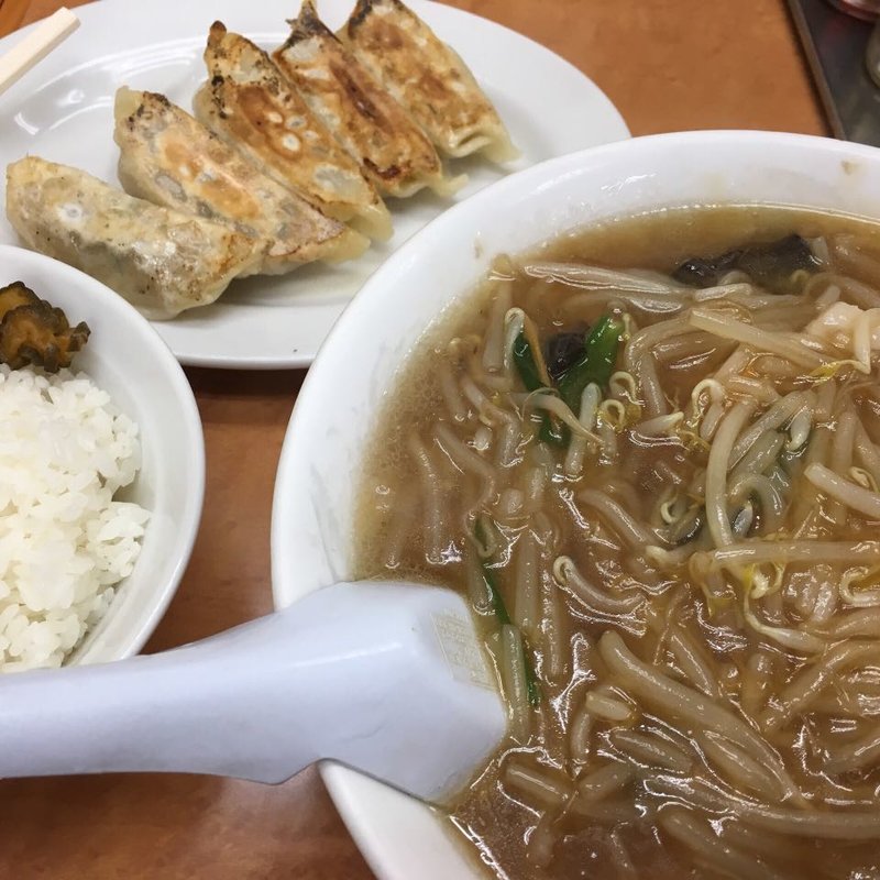 サンマーメンセット(ラーメン新世 本店)