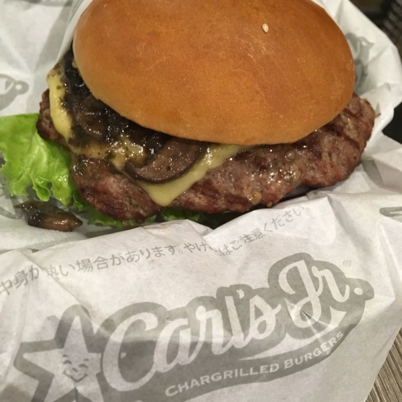 マッシュルームアンガスバーガー(Carl's Jr)