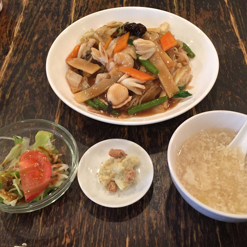 あんかけ焼きそば(China Maple Café 明楓)