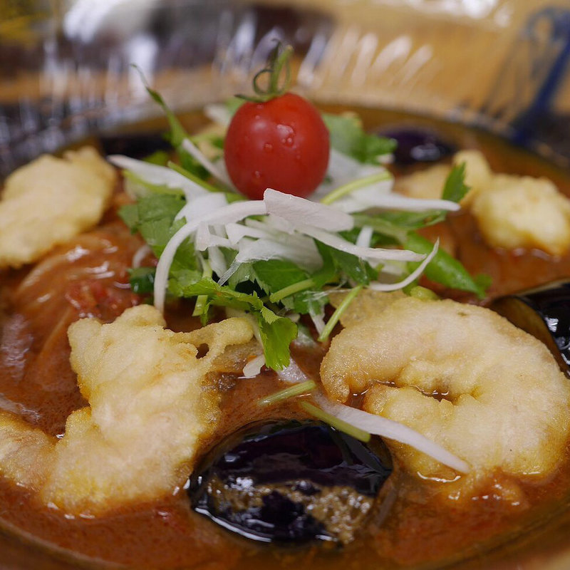 濃厚海老和レー(手打ちうどん 紅屋)