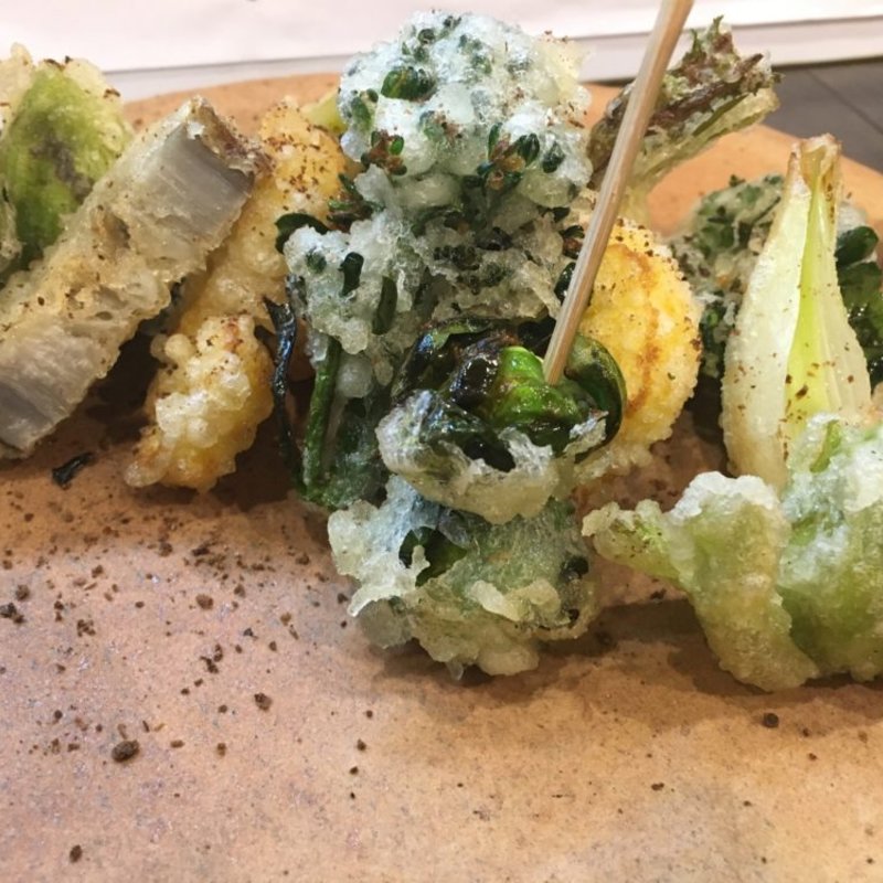 旬の野菜天ぷら(藤緒 )