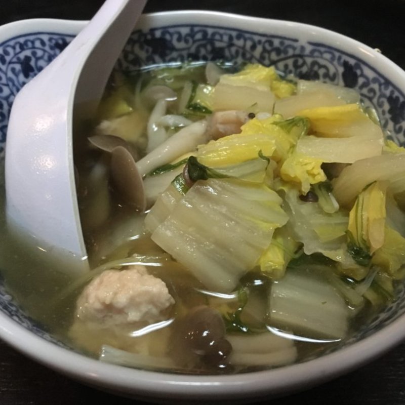 とりみんちと野菜のあご出し仕立て(こいそ)