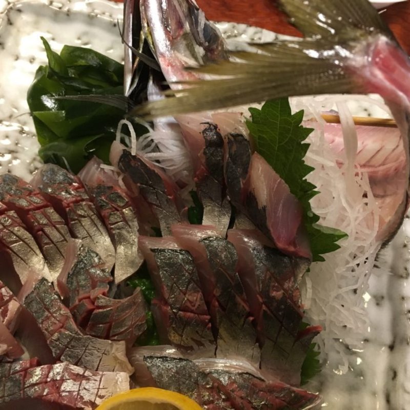 あじのお造り(割烹・小料理　輝石)