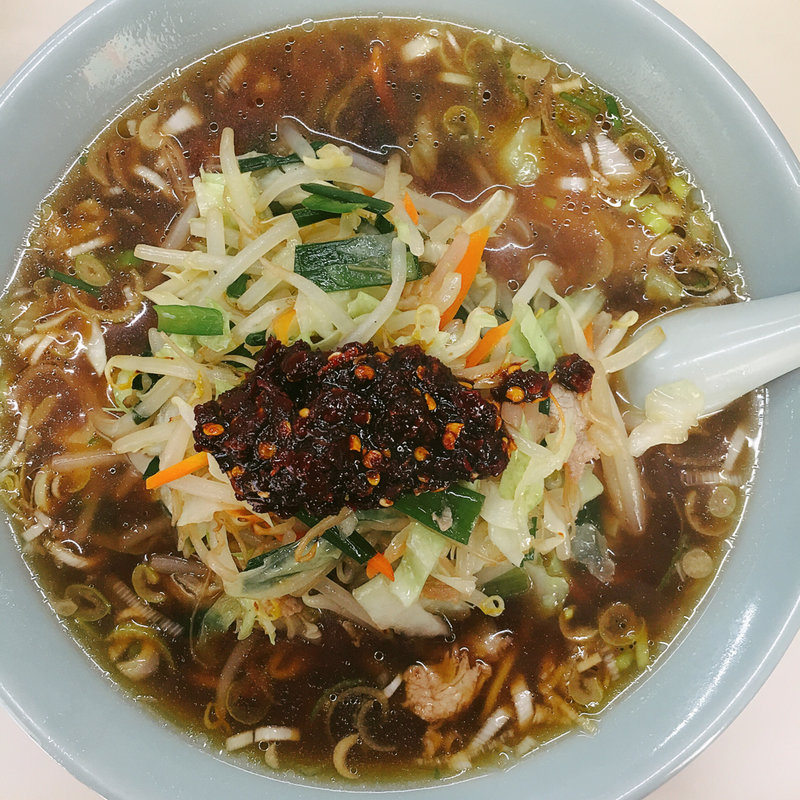 野菜そば(自慢亭)