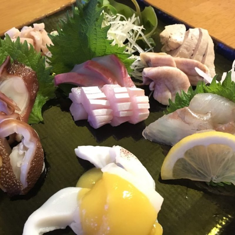 刺し盛り(長崎洋和食のだ屋)