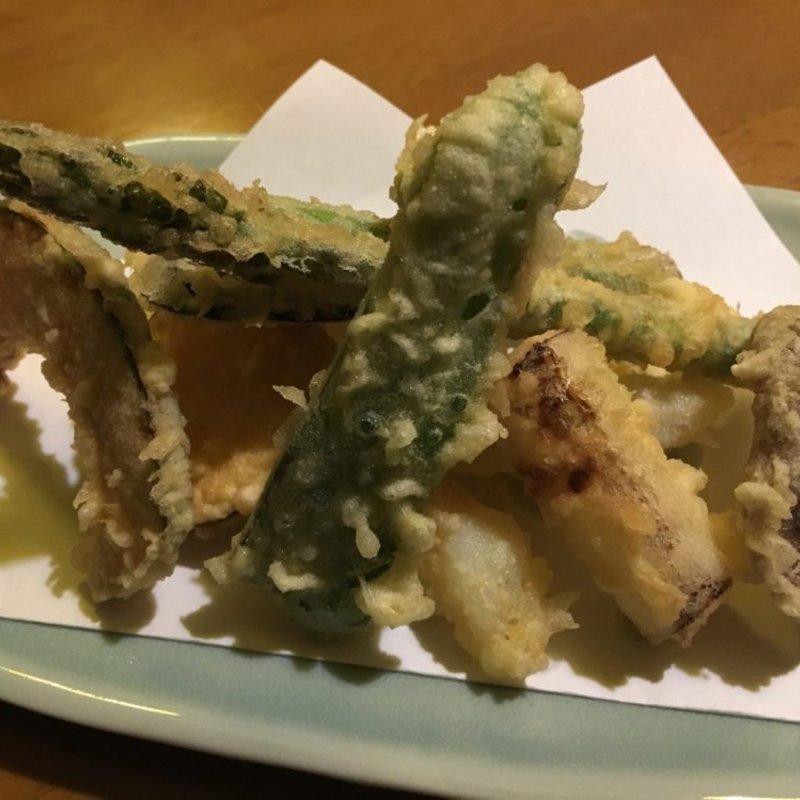 天ぷら盛り合わせ(長崎洋和食のだ屋)