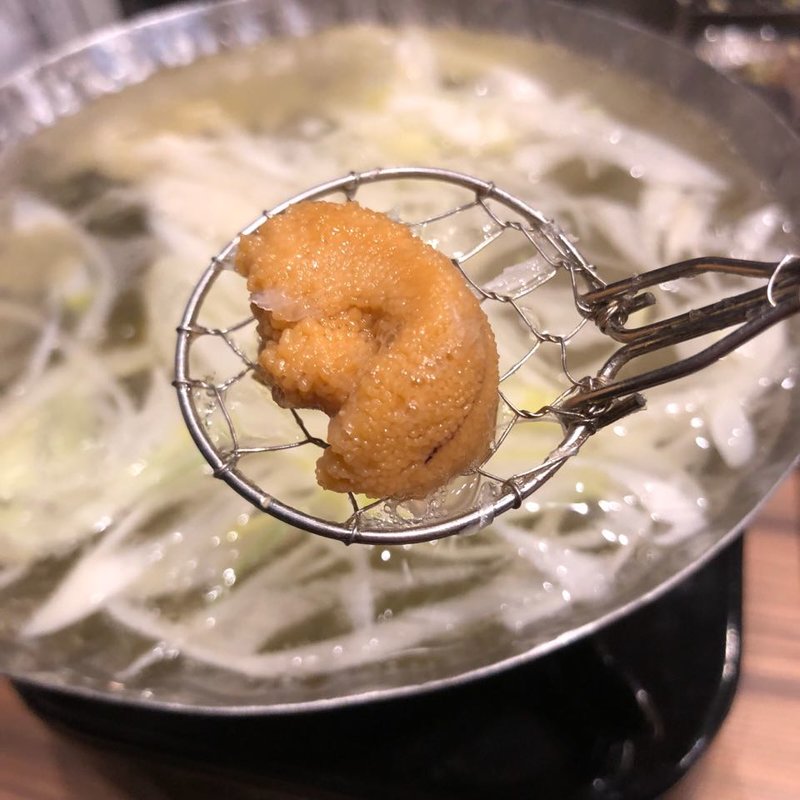 雲丹しゃぶ(うに小屋 渋谷店)