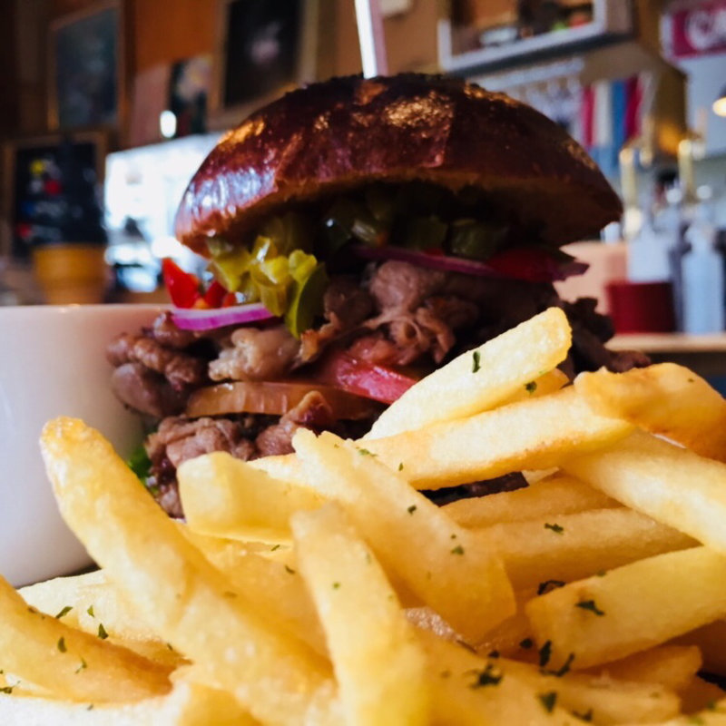 ホットビーフバーガー(Dininngメブキ)