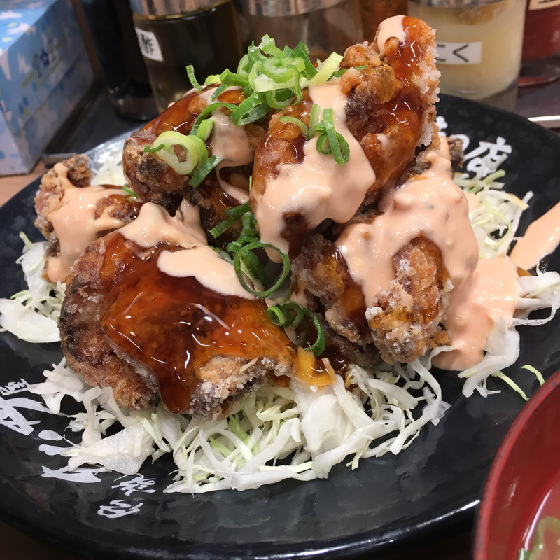 鬼盛りガリタル南蛮すたみな唐揚げライス（8個）(伝説のすた丼屋 立川店)