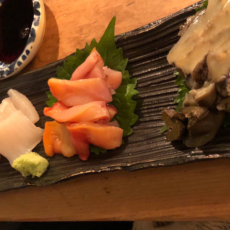 貝のお刺身盛り合わせ(あぶさん )