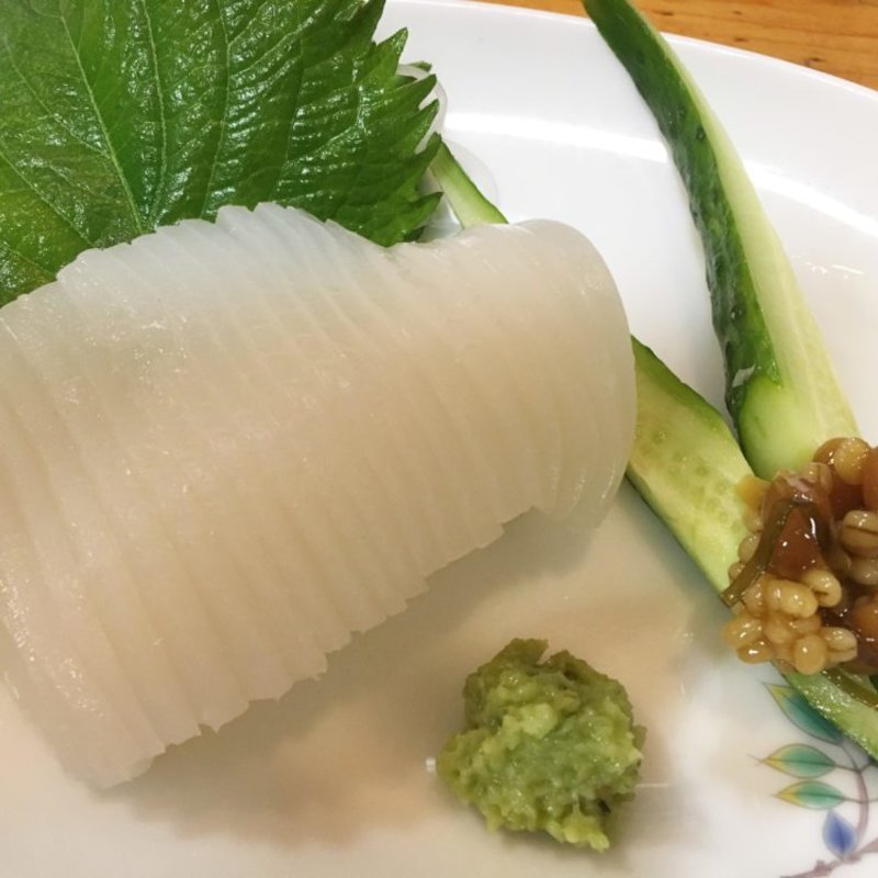 イカ刺(寿司割烹 松ふじ （マツフジ）)